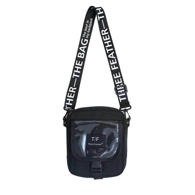 

High quality Full printed strap sport leisure casual durable 2021 messenger sling bags men