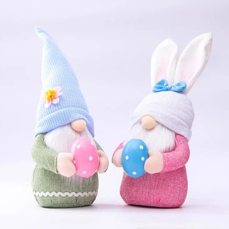 

Easter Bunny Gnome Spring Gnomes Easter Faceless Bunny Dwarf Doll Rabbit Gifts Swedish Dwarf Holiday Home Decoration, As pic