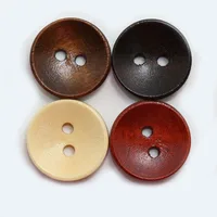 

Deepeel C1-25 10mm-18mm shirt buttons bags DIY Accessories natural 2 holes button round wooden buttons