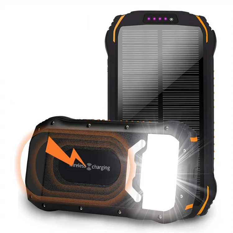 

Best Seller 26800mah Solar Engergy Qi Wireless Power Bank for Outdoor Emergency