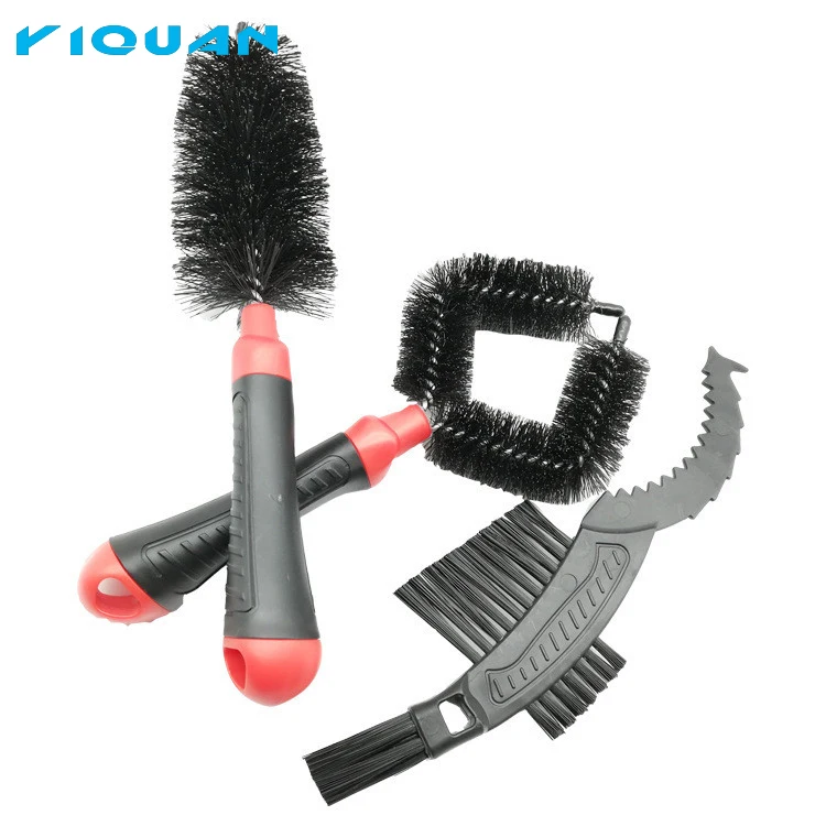 

New Products Multifunction Bicycle Cleaning Kit Bicycle Chain Cleaner Scrubber Brushes Bicycle Clean Brush Set, As shown