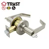 TRUST 4478A-SN Grade 2 Commercial Duty Front Door Communication Lock, Master Keyed, ADA, US15 Satin Nickel Finish