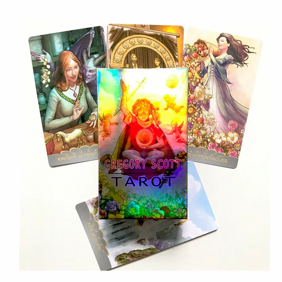 

78Card Gregory Scott Tarot Cards Oracle Divination Entertainment Parties Board Game Tarot And A Variety Of Tarot Options