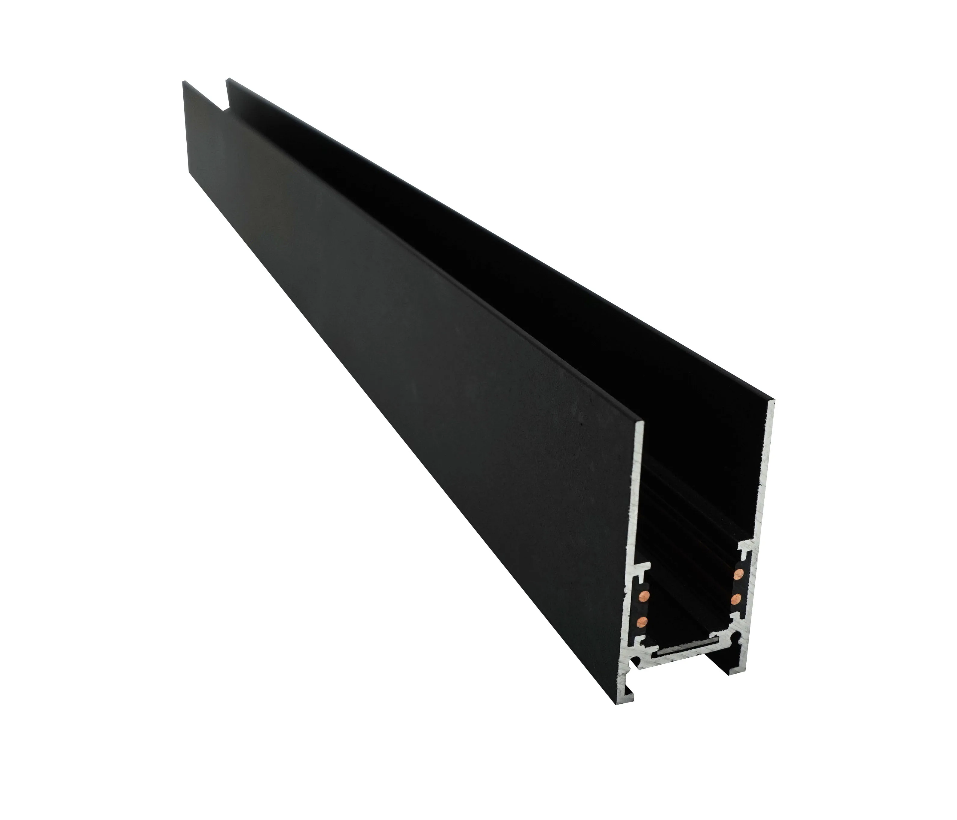 
Magnetic Track Lamp Empty Housing Aluminium Guide Rail Recessed Lighting System Led Exhibition Light 