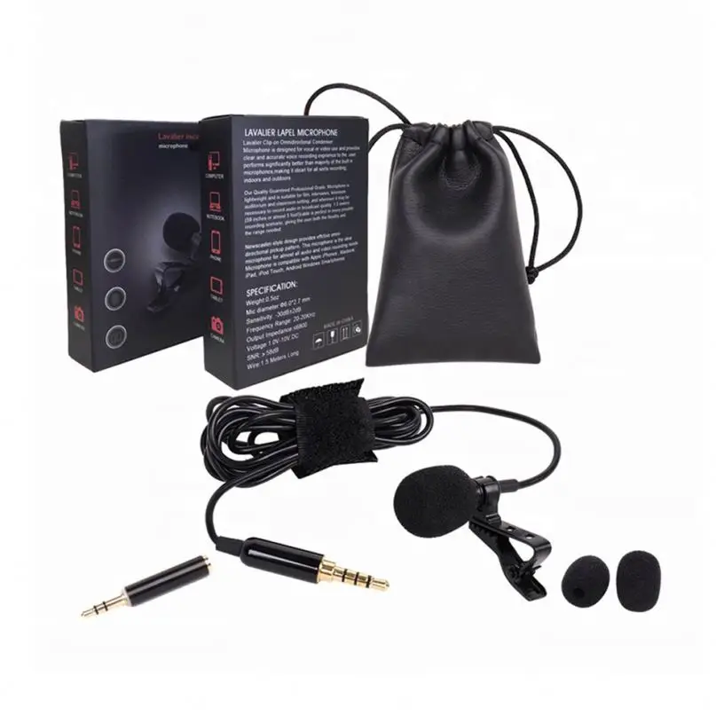 

GAM-141S Collar Clip On Mic With Low Price, Black