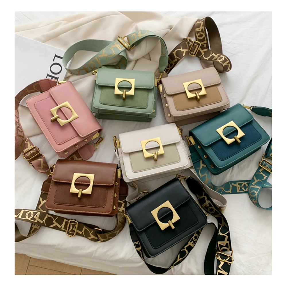 

New fashion pu leather mini handbag ladies crossbody shoulder bag women's handbag small square mini bags women handbag