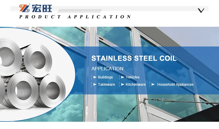 Hongwang  Cold Rolled Coil 304 Stainless Steel Coil Prices