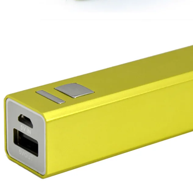 

Laser Logo small Perfume phone power bank 2600mAh Portable Battery