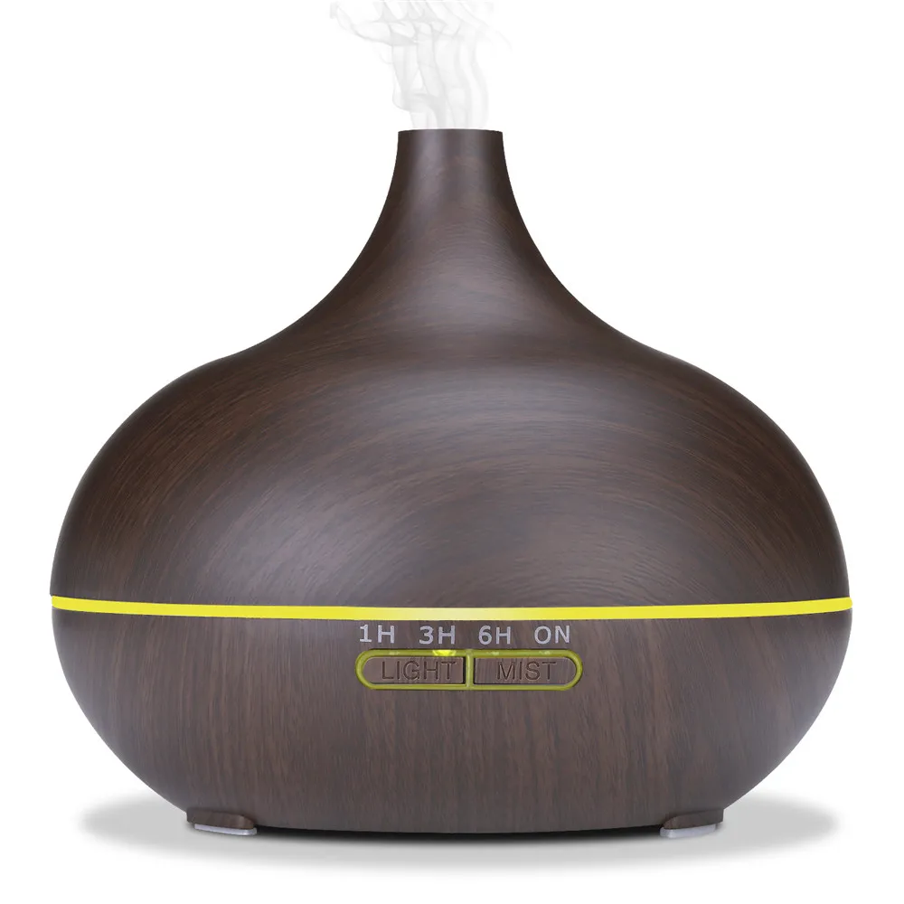 

Home Wood Grain Aroma Diffuser Essential Oil Mist Maker Ultrasonic Air Humidifier Aromatherapy Diffuser for Home Office