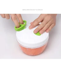 

Food Processor loop Pull String Muti-function mini Manual Plastic Food Chopper