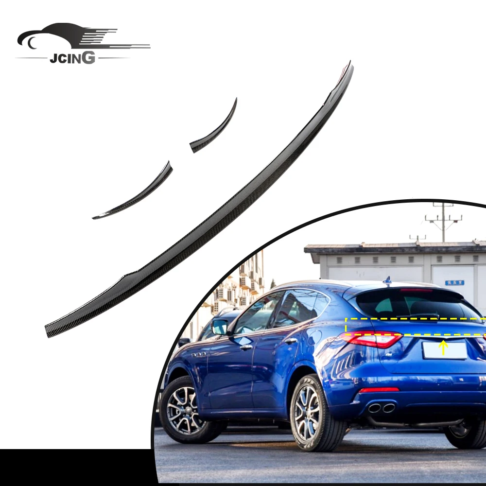 

Carbon Fiber Rear Spoiler Wing for Maserati Levante Sport Utility 4-Door 2016 - 2019