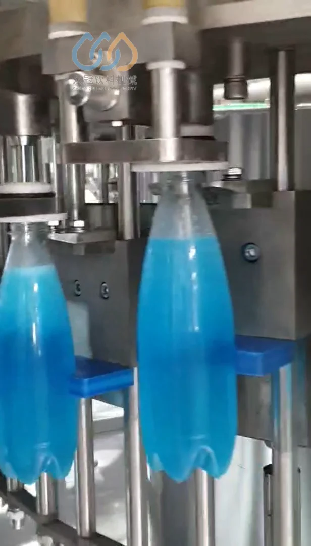 Pet Glass Bottle Co2 Carbonated Soft Drinks Water Filling Machine