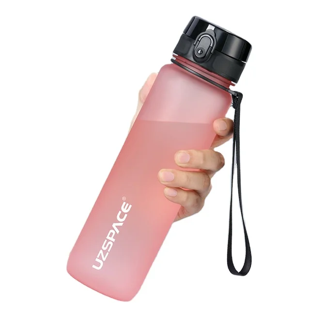 

Leakproof BPA Free Drinking Water Bottle with Time Marker & Straw to Ensure You Drink Enough Water Throughout The Day