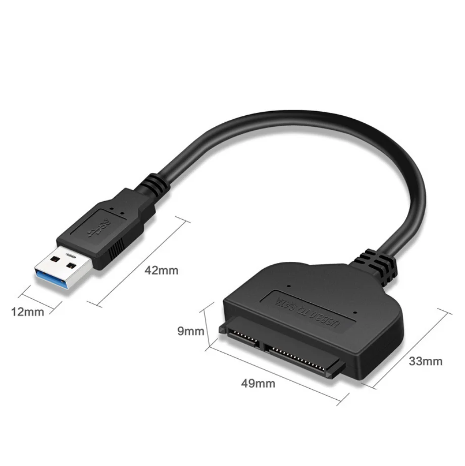 DUANDETAO Duandt Professional SATA to USB 3.0 Cable Adapter 2.5/3.5 inch SSD Hard Drive Expanding Connector 