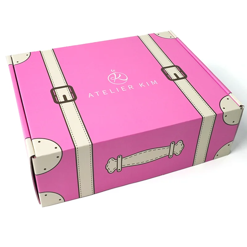 

Pink OEM Printing Cardboard Perfume Box Packaging Board Game Box