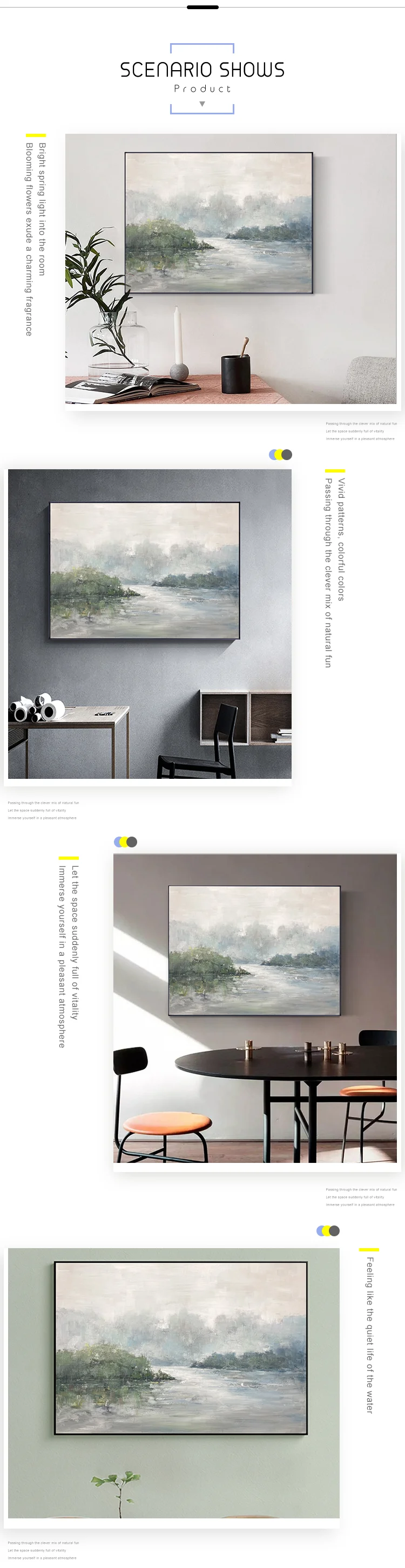 Factory Wholesale High Quality Impressionist Landscape Oil Painting  Decoration Wall Painting on Canvas