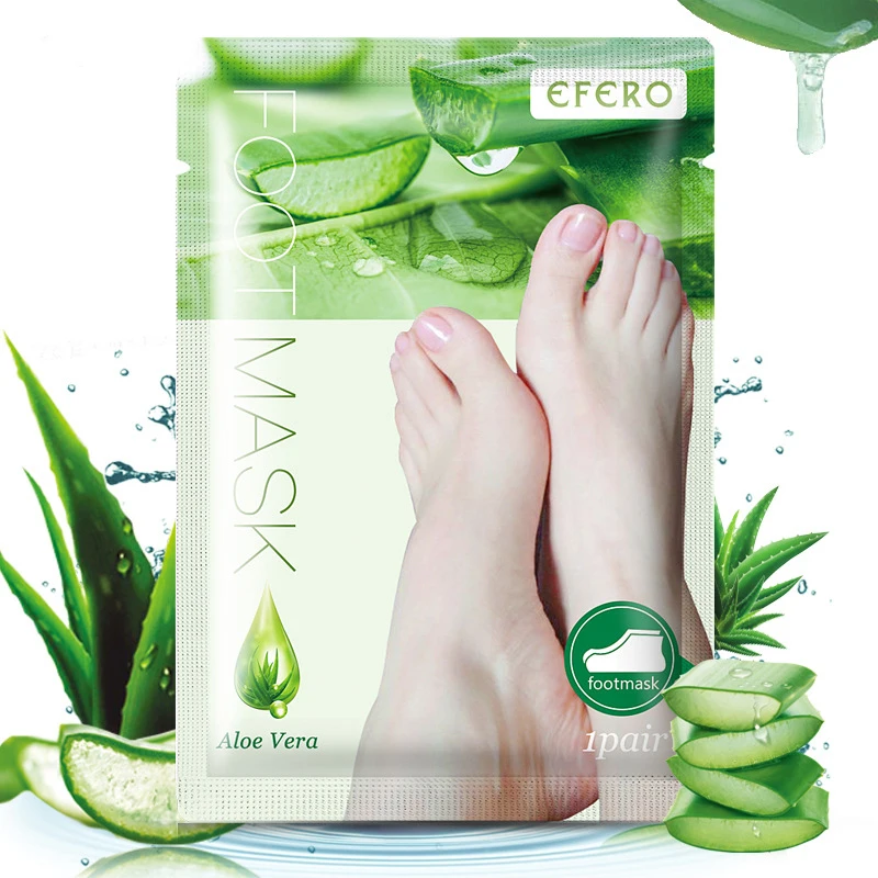 

High Quality Whitening And Moisturizing Foot Mask Peel Aloe Nourishing Foot Skin Care Foot Mask Peeling Exfoliating Feet Mask