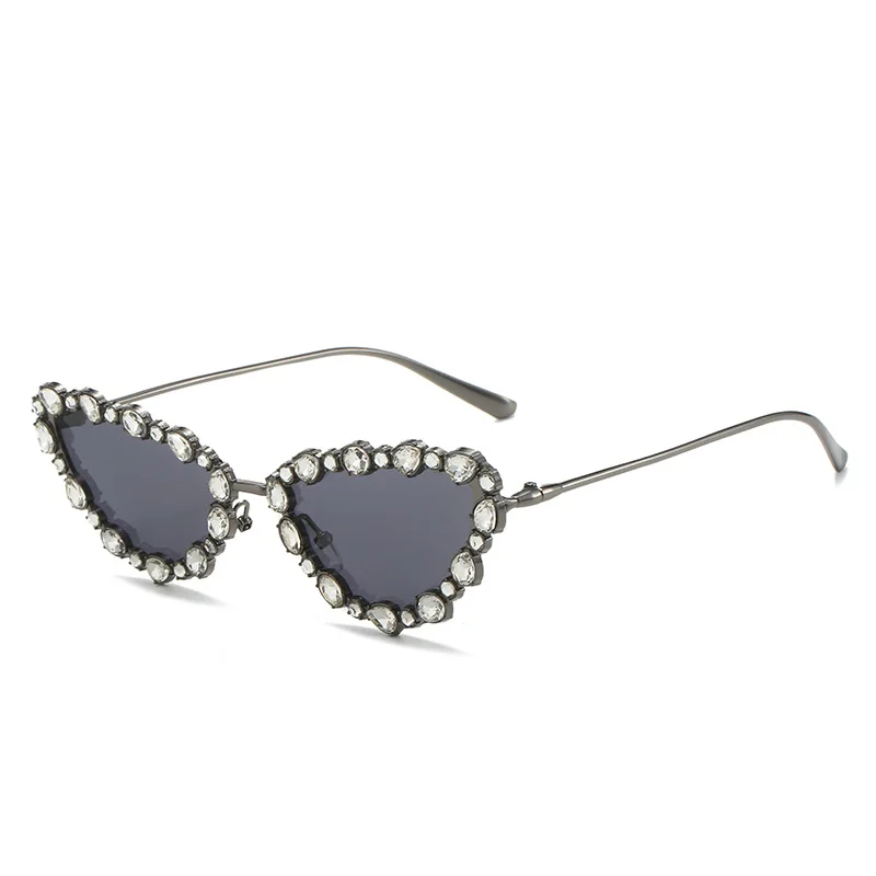 

Sparloo 10679 metal sun glasses shades women sun glasses rhinestone cat eye sunglasses