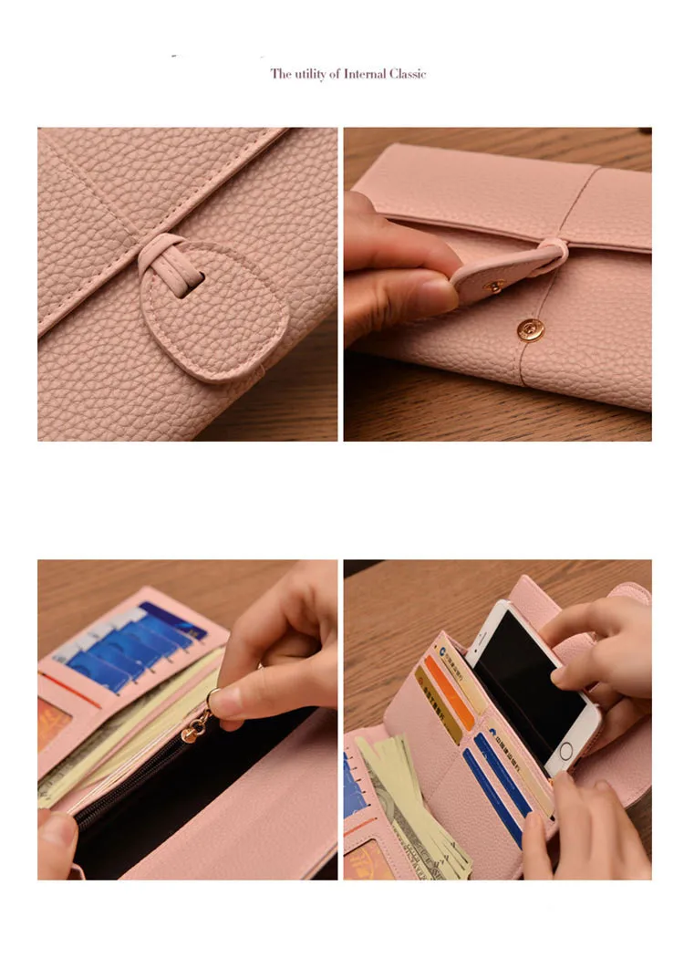 Women Ladies Small Leather Wallet Credit Card Holder Bifold Purse Clutch  Handbag | eBay