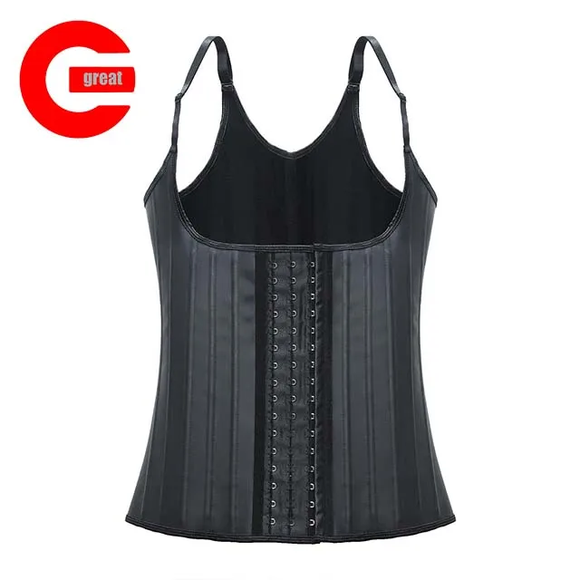 

25 Steel Bone vest Latex corset Waist Trainer Women Hot body Shaper Vest Weight Loss Waist Trainer Body Shapers