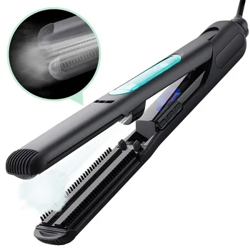 Professional Argan Oil Steam Hair Straightener Brush Innovative
