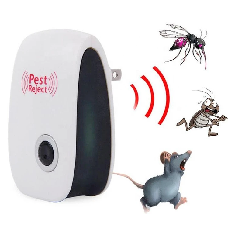 

New Electronic Ultrasonic Dual-speaker Rodent Killer Plug-in Mosquito Repellent, White