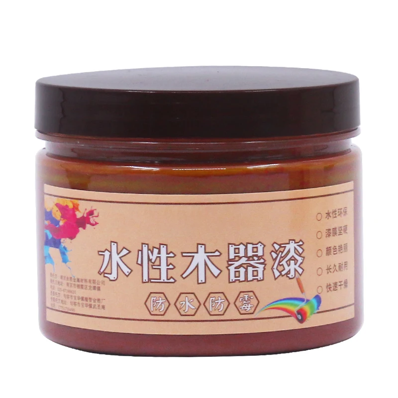 
250g Dark Brown Colorful Acrylic Woodwork Craft Paint for Hand-painted Wood Student Beginner Painting Water-based Varnish 