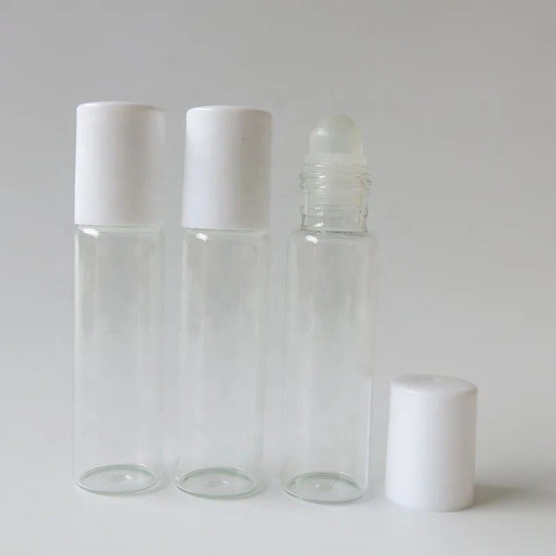 Wholesale 10ml Clear Roll On Glass Bottle For Essential Oil Packaging