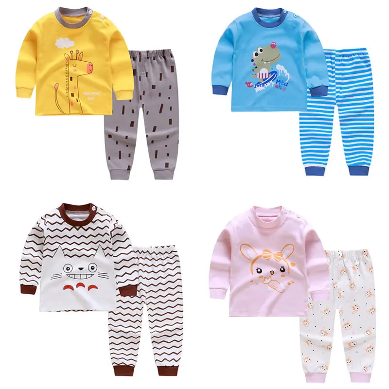 

Wholesale High Quality Baby Long Sleeve Summer New Design 100% Cotton Romper Pyjamas Pijamas Kids Pajamas Suit, Picture shows