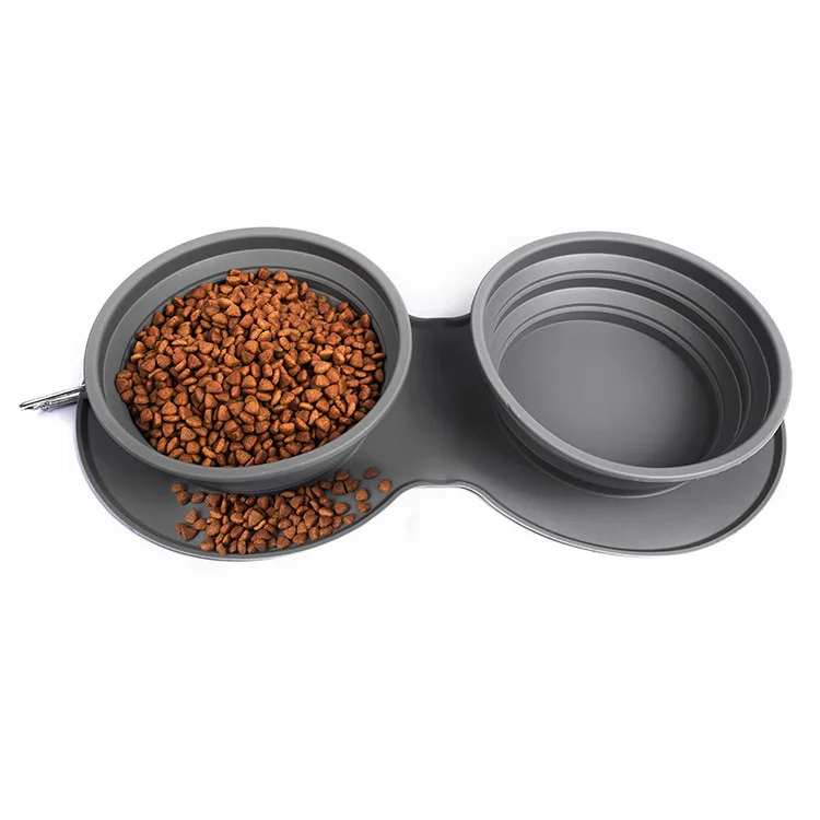 

Pet folding bowl, Gray