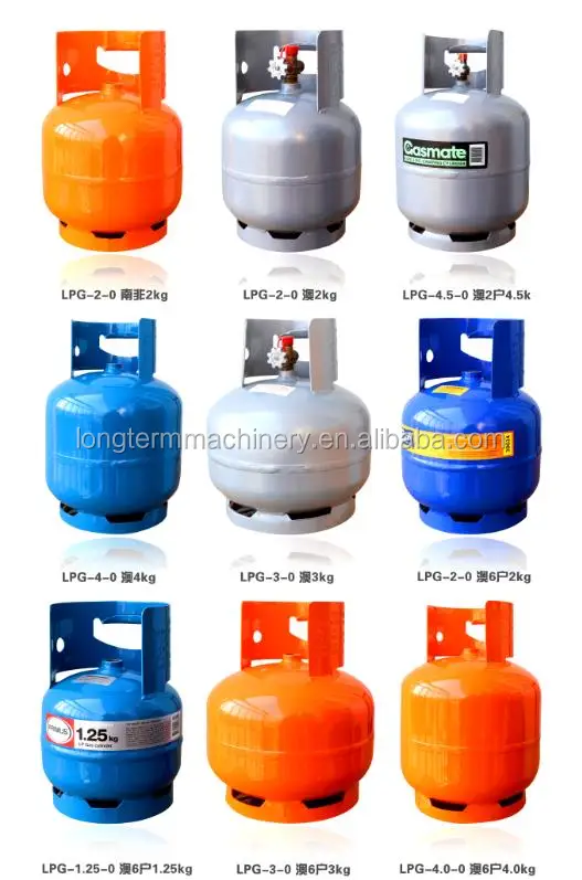 Ce / Iso Manufacturer Supply Golden Sale Kuwait Lpg Gas Cylinder,6kg