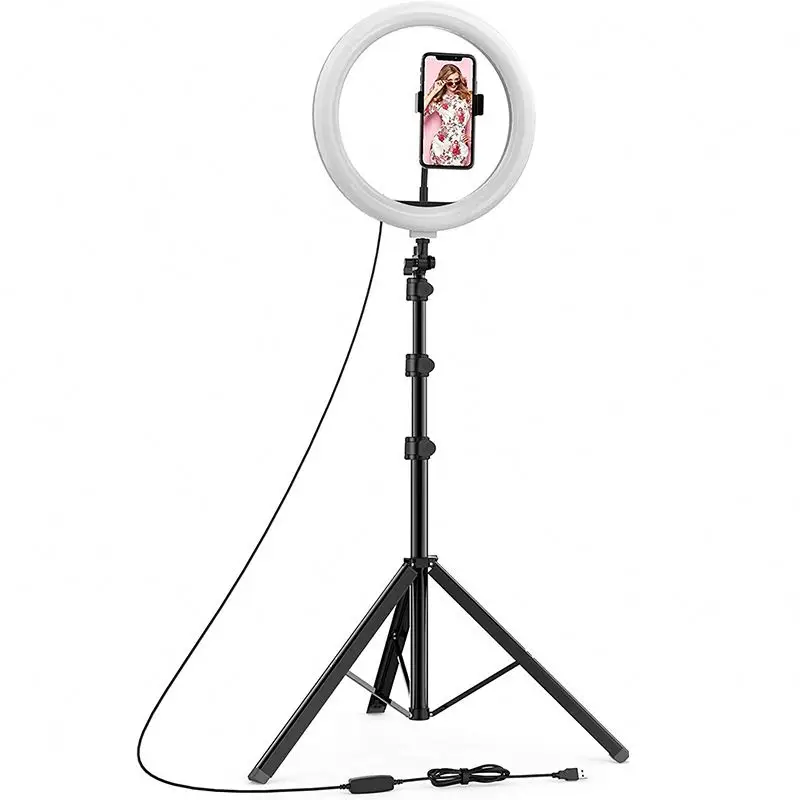 

2021 led ring light  Beauty Universal clip light for phablet