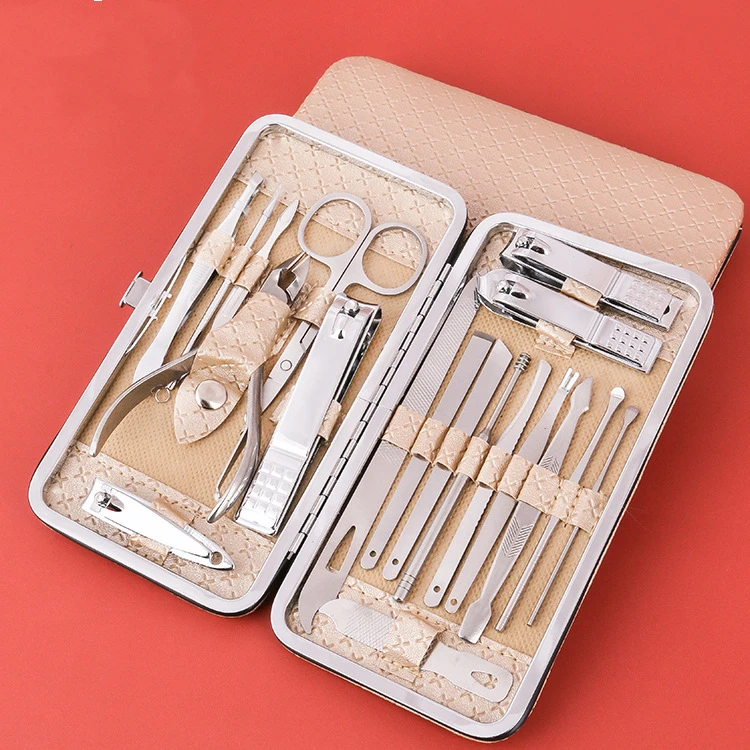 

NC-4 New Arrival 19 in1 Gift Bag Pedicure Manicure Nail Clipper Set, Mix color
