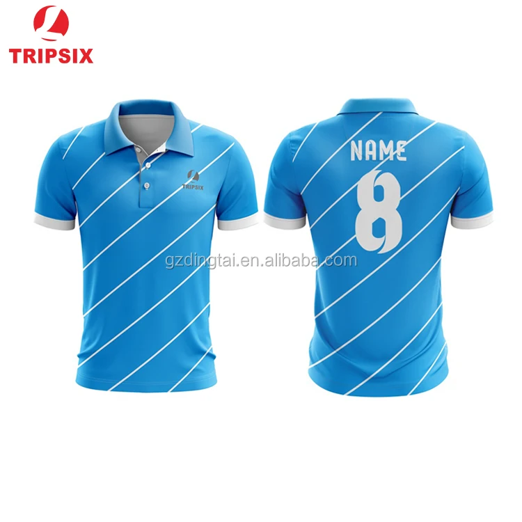 100% Polyester Sublimation Printing New Design Performance Polo Shirt