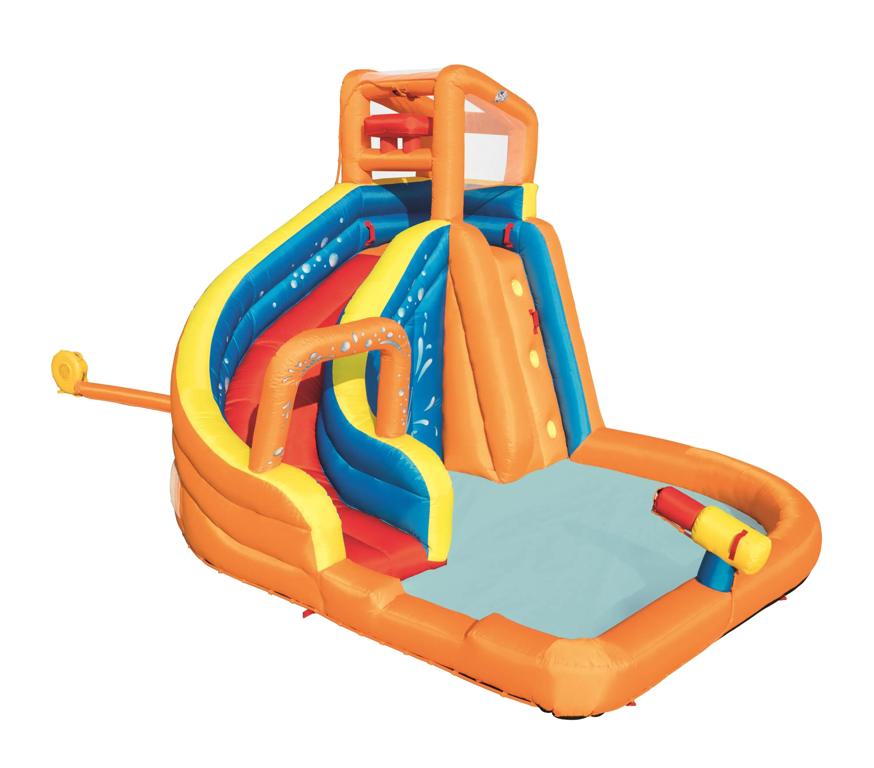 

Bestway 53301 inflatable amusement water park with slide for kids, Colorful
