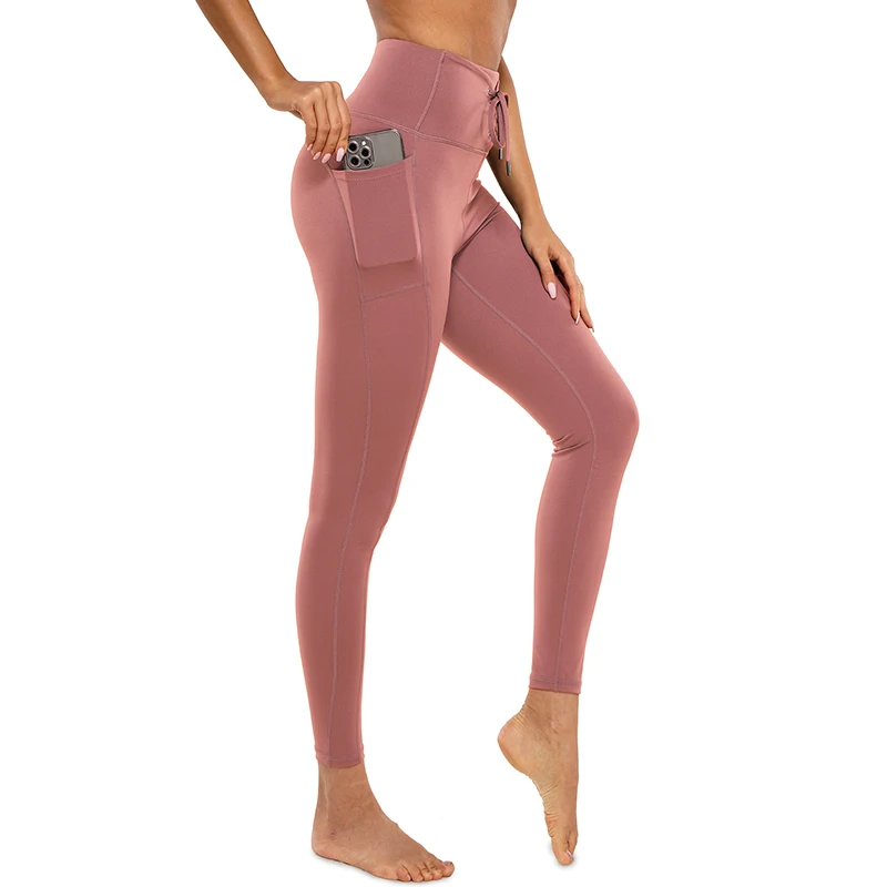 

Wholesale Workout Fitness Pants Comfortable Sport Wear Yoga Pants Leggings With Side Pocket