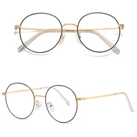 

DLO8919 Hot Sale Metal Fashion Sunglasses Anti Blue Light Optional Glasses