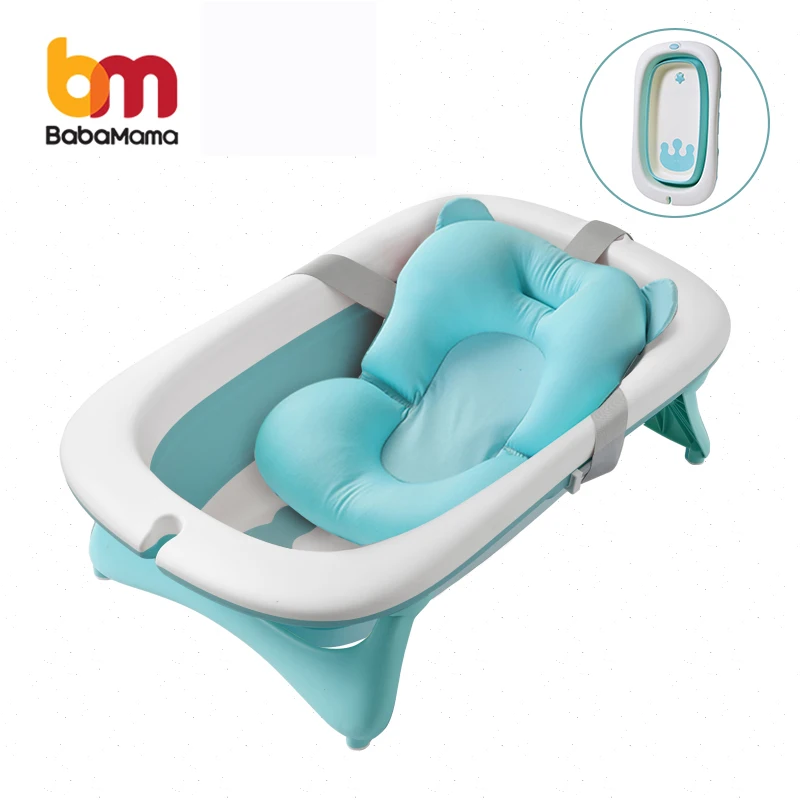 

Low Price Baby Supplier Children Kids collapsible Foldable Bathtub, New Born Baby Plastic Portable Folding Bath tub, Pink blue