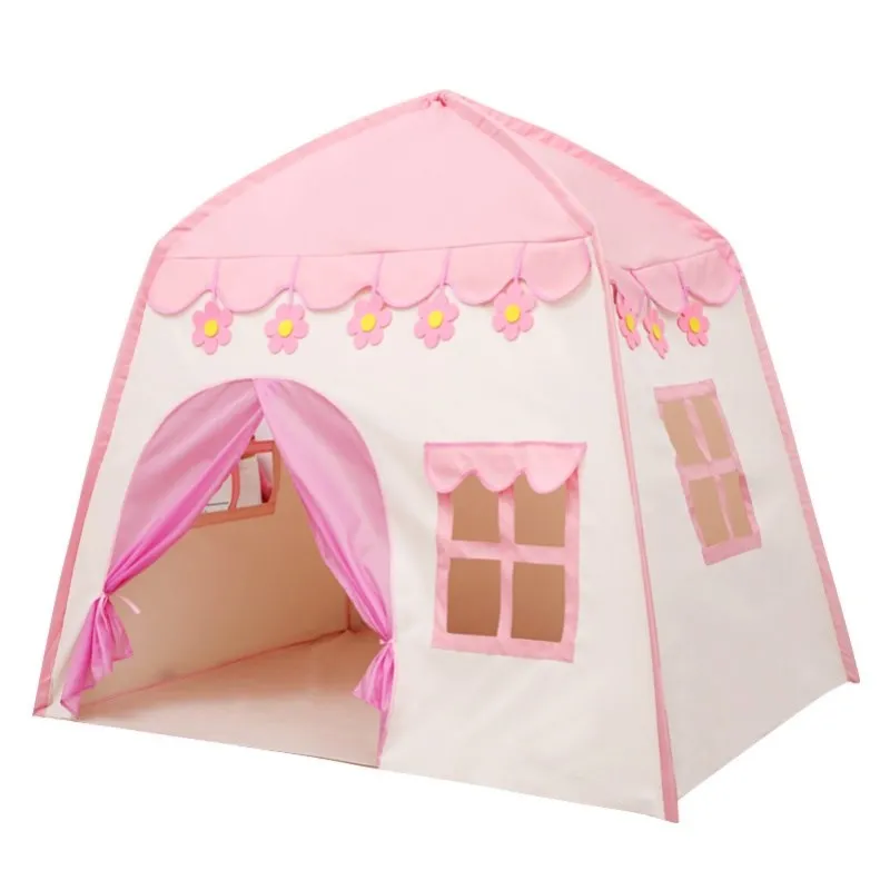 

Kids Tent Indoor Princess Teepee Bed Toddler Tepee Baby Doll Folding House