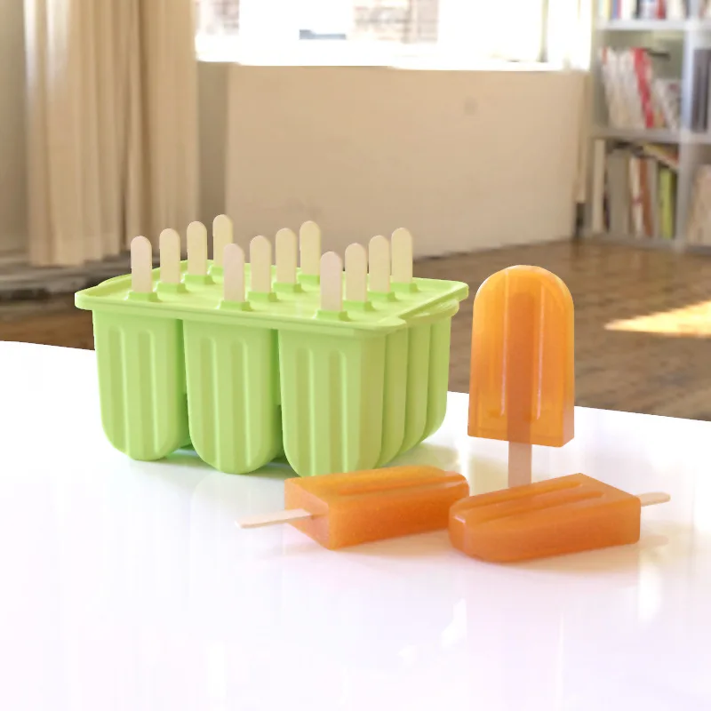

High Quality Food Grade Homemade Silicone BPA Free Ice Cream Popsicle Maker Mold