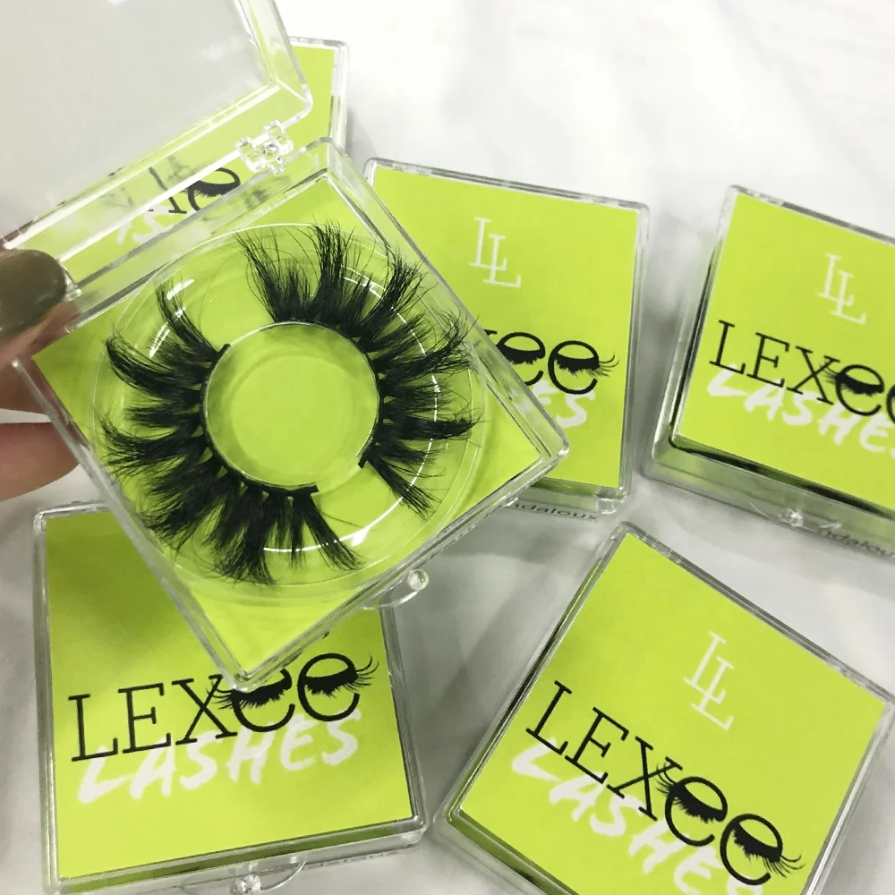 

Private label 3d real mink full strip lashes vendor wholesale custom empty clear eyelash cases bulk