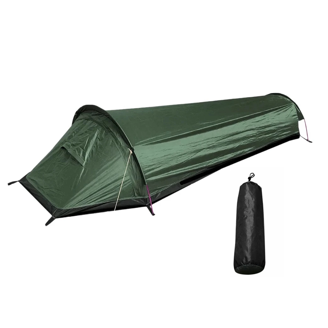 

Single Layer Quick Opening Folding Tent Outdoor Camping Waterproof ultralight  tent, Green customized