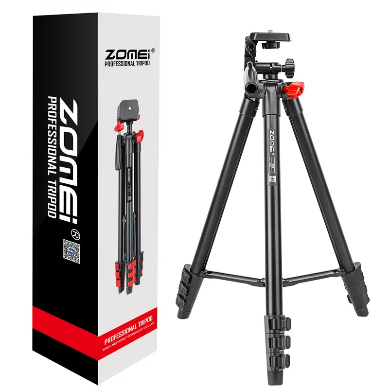 

Zomei T80 Extendable Mobile Phone Tripod Selfie Camera Tripod, Black or red