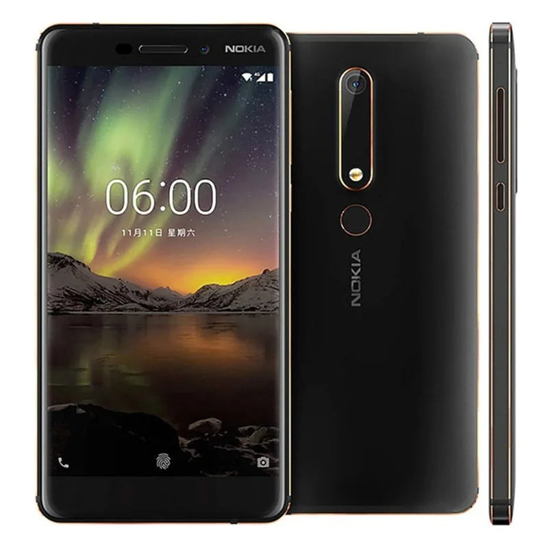 

Original for Nokia 6.1 Octa-core 5.5 Inches 3GB RAM 32GB ROM 16MP 1080P LTE 4G Single SIM Fingerprint Unlocked Android Cellphone