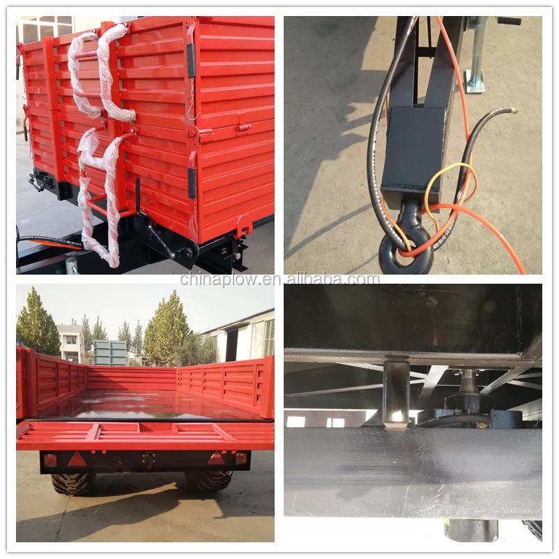 Agricultural Backward  Tipping 2-wheel Tractor Trailer