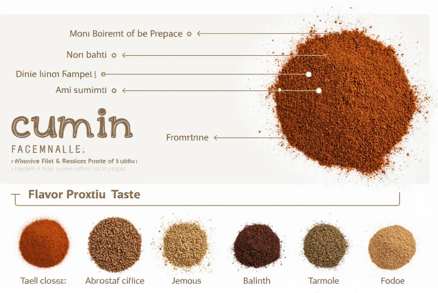 Geröstete Kreuzkümmelsamen in einer trockenen Pfanne mit der richtigen goldbraunen Farbe