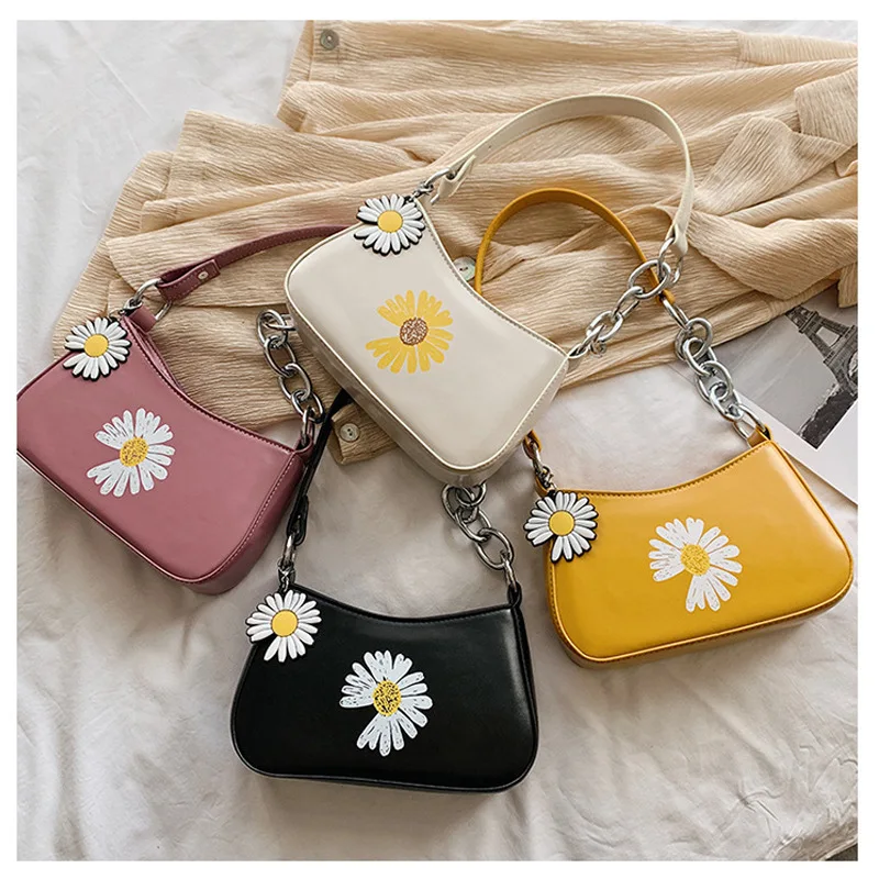 

Spring 2021 little Daisy women's shoulder bag fashion chain handbag one-shoulder armpit bag, Picture