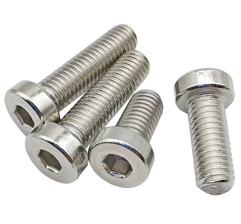 内六角薄头螺栓m3 m4 m5 m6 m8 304 a2-70不锈钢din7984