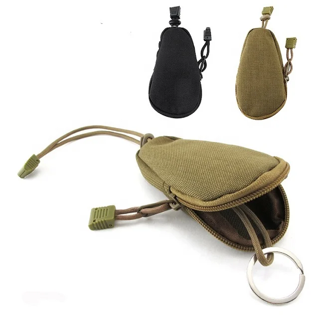 

Tactical Key Bag Small Wallet Bag Mni Pouch Key Case, Black