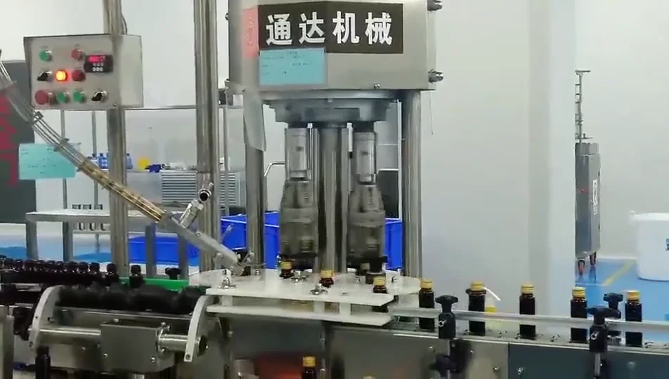 Ropp Capping Machine,Machinery To Close Glass Bottles With Aluminum Cap